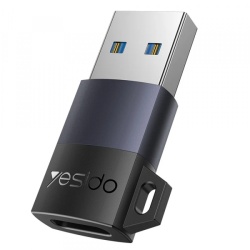 Adaptor Date si Incarcare USB-C - USB-A Yesido GS34, Gri
