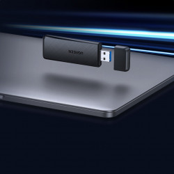 Adaptor de retea USB fara fir Ugreen 2,4 GHz 400 Mbps / 5 GHz 900 Mbps negru (50340 CM492) - Img 4