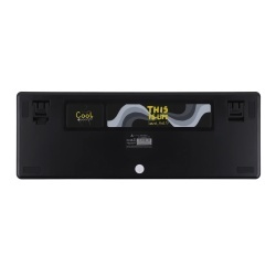 AJAZZ AK980 V2 Mechanical Keyboard TFT Screen Bluetooth ,2.4G Wireless ,Wired RGB, Grey-White-Yellow - Img 3