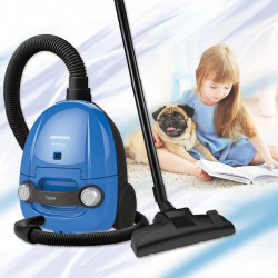 Aspirator cu sac Heinner HVC-M700BL, 700 W, sac hartie, 1.5 L, tub plastic, Albastru - Img 2