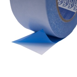Bandă Dublu Adezivă Detașabilă Profesională ACIT 50 mm x 50 m (164 ft), Armată cu Plasă Textilă, Aderență Diferențiată, Compatibilă cu Încălzirea în Pardoseală, Producție Italia - Img 4