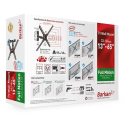 Barkan TV Wall Mount Full Motion 13"-65" - Img 7