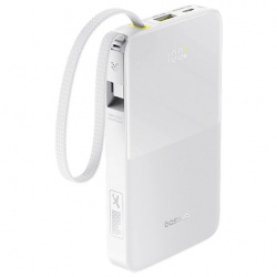 Baterie Externa Baseus EnerFill Bipow2 Pro, 10000mAh, 22.5W, 1 x USB-A - 2 x USB-C, Alba E0027601