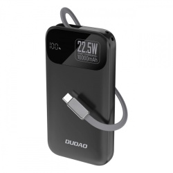 Baterie Externa Dudao K31, 10000mAh, 22.5W, PD, 2 x USB-C, Neagra
