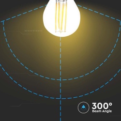 BEC E27 G45 CU FILAMENT LED 4W 3000K - Img 6
