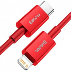 Cablu Baseus Superior USB Type C - Lightning fast charging data cable Power Delivery 20 W 1 m red (CATLYS-A09) - Img 8