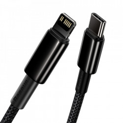 Cablu Baseus USB Type C - Lightning Fast Charging Power Delivery 20 W 2 m black (CATLWJ-A01) - Img 4
