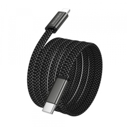 Cablu Date si Incarcare USB-C - USB-C Borofone BX124 Peace, 30W, 1m, Negru