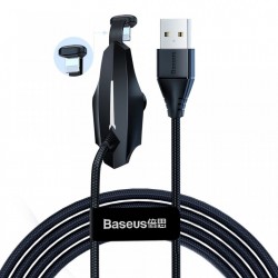 Cablu de date pentru gameri , Baseus Colorful USB / Lightning 1.5A 2m black (CALXA-B01)