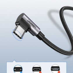 Cablu de date UGREEN USB la USB Type-C 3A - 1m gri - Img 5
