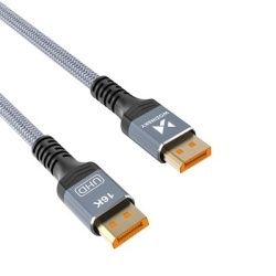 Cablu DSC Wozinsky WPS-16AYL2S DisplayPort 2.1 80Gb/s 16K@60Hz 8K@120Hz 4K@240Hz HDR HDCP - negru - Img 2