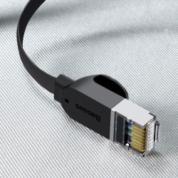 Cablu Ethernet plat Baseus RJ45 Cat 6 1000Mbps 8m - negru - Img 6