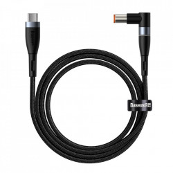 Cablu incarcare, magnetic Baseus Zinc pentru laptop Lenovo USB de tip C la port rotund DC (5,5 x 2,5mm) 100W 2m negru (CATXC-X01)
