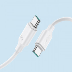 Cablu Joyroom USB-C - USB-C 480Mb/s 60W 1m alb (S-CC060A9) - Img 3