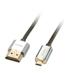Cablu Lindy HDMI - mHDMI Cromo Slim 2m - Img 3