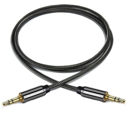Cablu mini jack universal Wozinsky 2x cablu AUX 2 m negru - Img 4