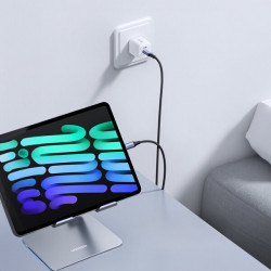 Cablu PD Ugreen US535 USB-C / USB-C 240W 5A 1m - gri - Img 6