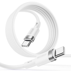 Cablu pentru incarcare si transfer de date Joyroom S-1830N9, 2x USB Type-C, PD 60W, 1.8m, Alb - Img 4