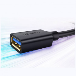 Cablu prelungire Ugreen USB 3.0 (female) - USB 3.0 (male) 1m black (10368) - Img 7