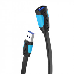 Cablu prelungitor plat USB3.0 Vention VAS-A13-B150 1,5 m negru - Img 3