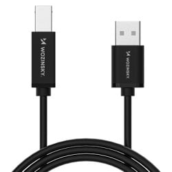 Cablu USB-B - USB-A 480Mb/s Wozinsky WKDDY4S 1m - Negru