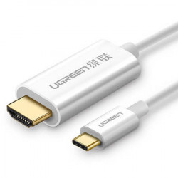 Cablu USB-C la HDMI UGREEN MM121, 4K, 1,5 m (alb)