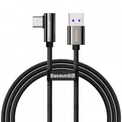 Cablu USB la USB-C Baseus Legend Series, 66W, 1m (black)