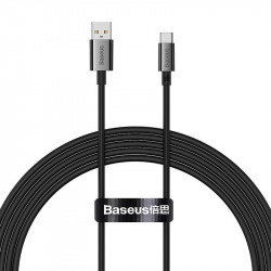 Cablu USB la USB-C Baseus Superior 100W 2m (negru) - Img 2
