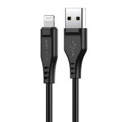 Cablu USB pentru Lightining Acefast C3-02, MFi, 2.4A, 1.2m (negru)