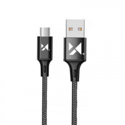 Cablu Wozinsky USB - microUSB 2,4A 2m negru (WUC-M2B)