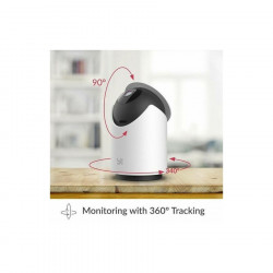 Camera de securitate YI Pet , 1080p, 360 de grade, Camera IP inteligenta pentru interior, cu vedere nocturna, audio bidirectional, urmarire miscare, detectie umana, aplicatie pentru telefon, compatibil cu Alexa și Google - Img 2