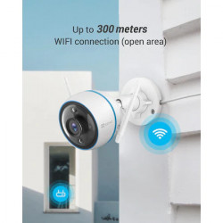 Camera de supraveghere Ezviz CTQ3N, Wi-Fi, 1080P, Smart Home, IR 30 m, Motion Alert, Night Vision, Alexa, White - Img 8