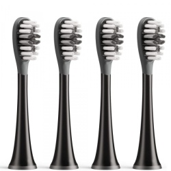 Capat Rezerva Gum Care pentru Periuta Electrica Bitvae S2 / S3, Set 4 bucati, Negru
