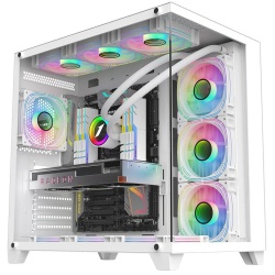 Carcasa 1STPLAYER Gaming MV8 WHITE - Img 3