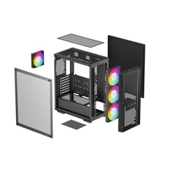 Carcasa Deepcool MATREXX55 MESH BLACK V4 - Img 13
