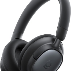 Casti Over-Ear Baseus Bass MH1 Adaptive Active Noise Cancelling, SuperBass 2.0, LDAC Hi-Res, Bluetooth 6.0, Autonomie 80 de ore, Negru