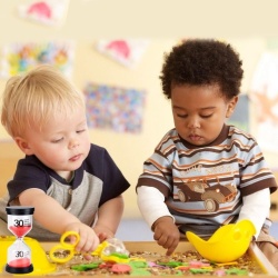 Ceas cu Nisip / Clepsidră Decorativă și Educativă (Disponibil în variante de la 1 la 30 Minute), Cronometru Vizual pentru Gestionarea Timpului și Decorațiune Interioară - Img 4