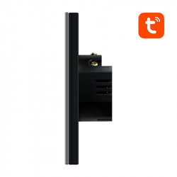 Comutator de lumina inteligent ZigBee Avatto LZTS02-EU-W2 2 cai fara neutru TUYA (alb) - Img 2