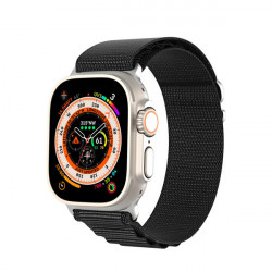 Curea cu cataramă sport pentru Apple Watch 8/7/6/SE/5/4/3/2/1 (41, 40, 38 mm) Curea Dux Ducis Versiune GS - Negru - Img 8