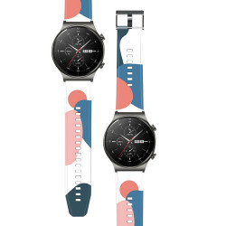 Curea de schimb Moro pentru Huawei Watch GT2 Pro silicon camo negru (11)