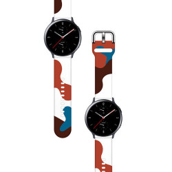 Curea de schimb Moro pentru Samsung Galaxy Watch 46mm silicon camo negru (8)