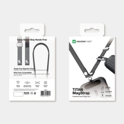 Curea magnetică pentru telefon AmazingThing Titan MagStrap - Neagră - Img 2