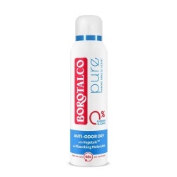 Deodorant Spray Borotalco Pure Blue, 0% saruri de aluminiu, 150 ml
