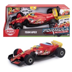 DICKIE TOYS FORMULA RACER MASINA TEAM APEX CU LUMINI SI SUNETE SCARA 1 LA 24 - Img 3