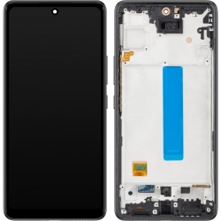 Display cu Touchscreen MP compatibil cu Samsung Galaxy A53 5G A536, cu Rama, Negru, Resigilat
