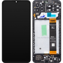 Display cu Touchscreen Samsung Galaxy A13 A135, cu Rama, Negru, Swap GH82-28508A