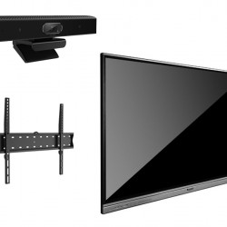 Display Interactiv DONVIEW DS-65IWMS-L05A cu suport de perete si camera videoconferinta Track