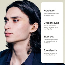 Dopuri pentru Urechi cu Protecție Certificată Loop Experience 2, Culoare Aurie (Gold), Reducere a Zgomotului de 17 dB - Img 8