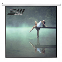 Ecran proiectie electric, perete/tavan, 200 x 200 cm, BlackMount, Format 1:1