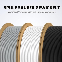 Filament PLA mat ELEGOO 1,75 mm bej 1 kg, filament PLA pentru imprimantă 3D - Img 3